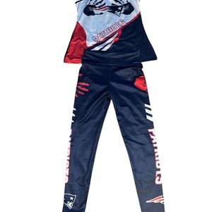 Women's Athletic Set - Red, Blue, White